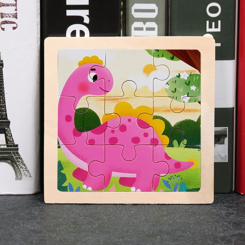 Wooden Dinosaur Jigsaw Puzzle