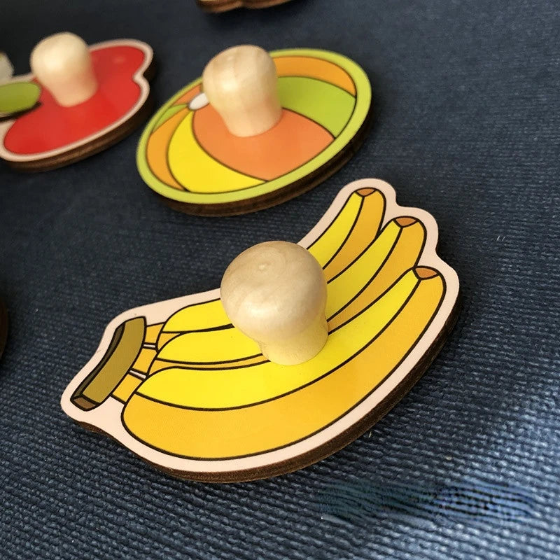 Montessori Wooden Fruit Puzzle