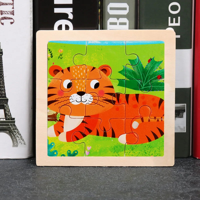 Wooden Dinosaur Jigsaw Puzzle