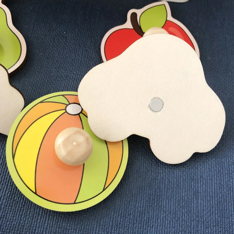 Montessori Wooden Fruit Puzzle