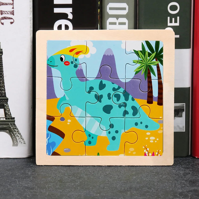 Wooden Dinosaur Jigsaw Puzzle