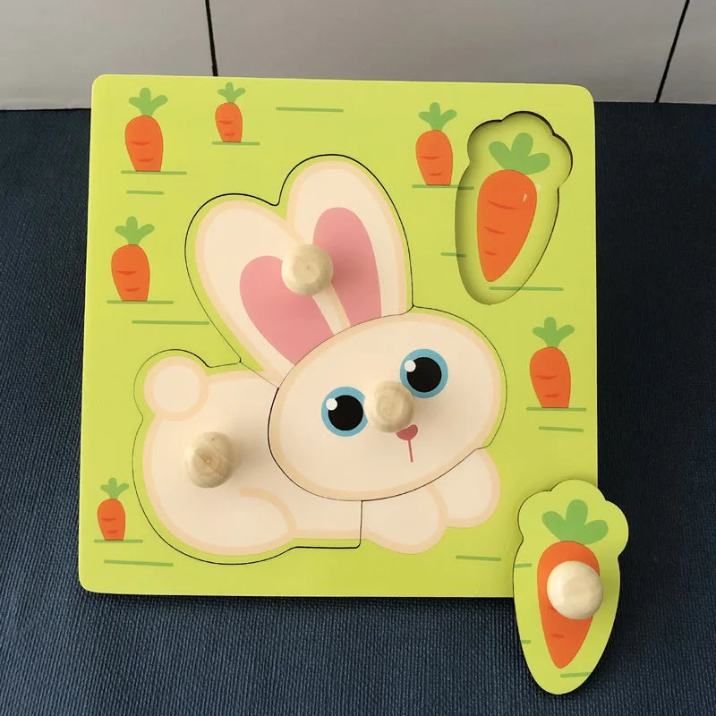 Montessori Wooden Fruit Puzzle