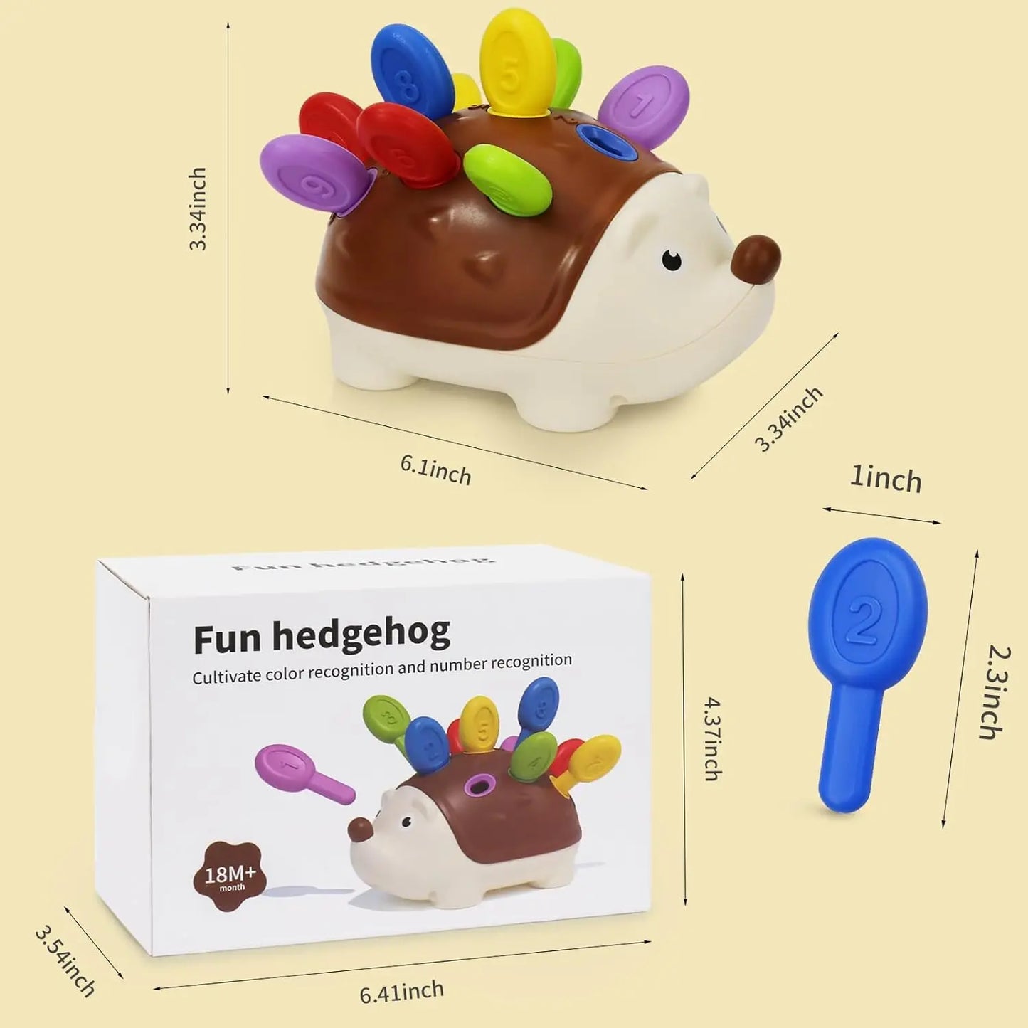 Montessori Hedgehog Toy