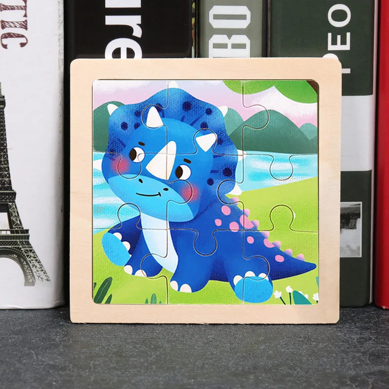 Wooden Dinosaur Jigsaw Puzzle