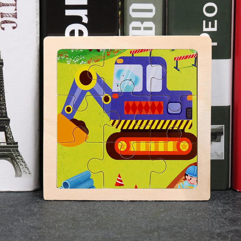 Wooden Dinosaur Jigsaw Puzzle