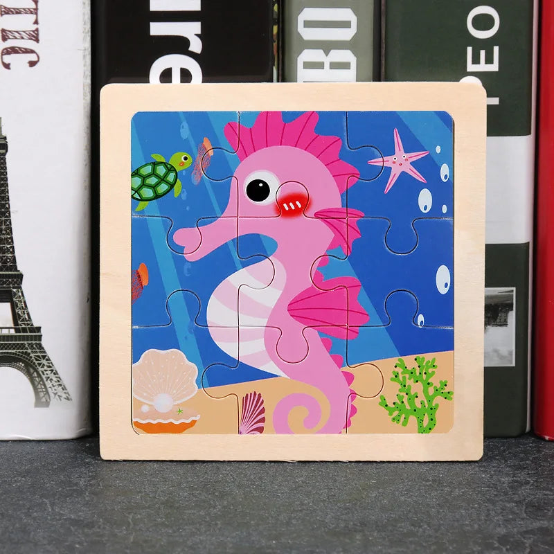 Wooden Dinosaur Jigsaw Puzzle