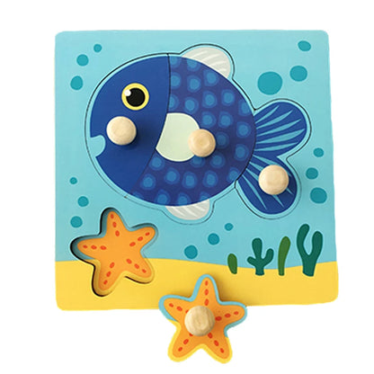 Montessori 3D Wooden Puzzle Toy for Toddlers – Educational & Fun