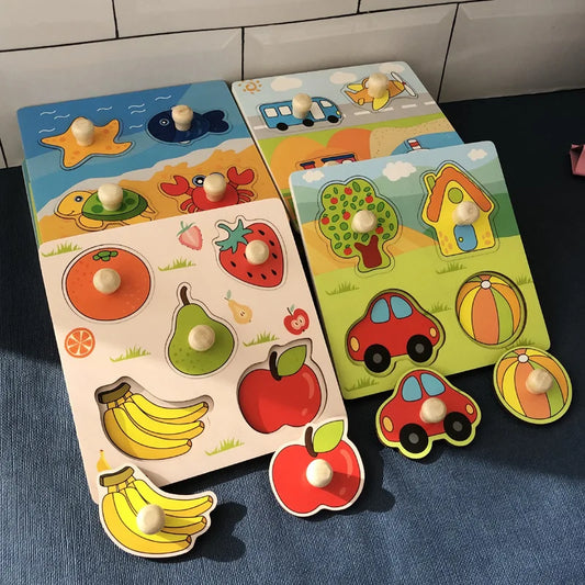 Montessori Wooden Fruit Puzzle