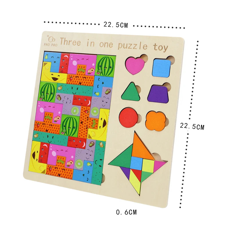 Wooden Puzzle Game for Kids