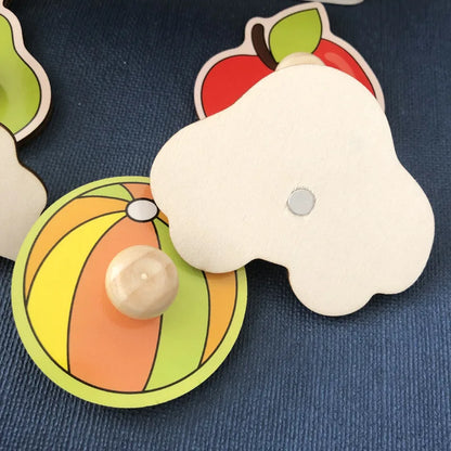 Montessori Wooden Fruit Puzzle