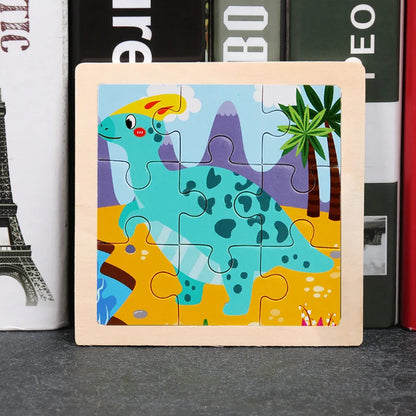 Wooden Dinosaur Jigsaw Puzzle
