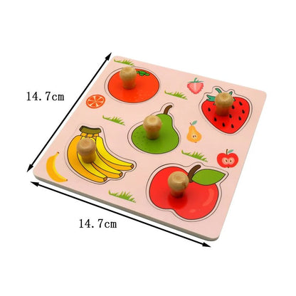 Montessori 3D Wooden Puzzle Toy for Toddlers – Educational & Fun