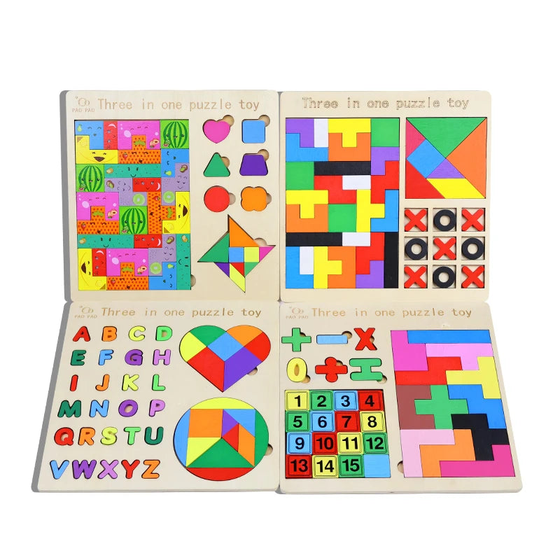 Wooden Puzzle Game for Kids