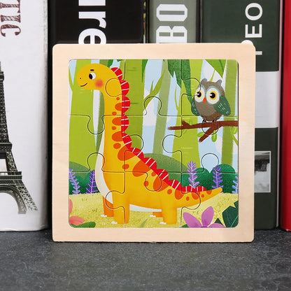 Wooden Dinosaur Jigsaw Puzzle