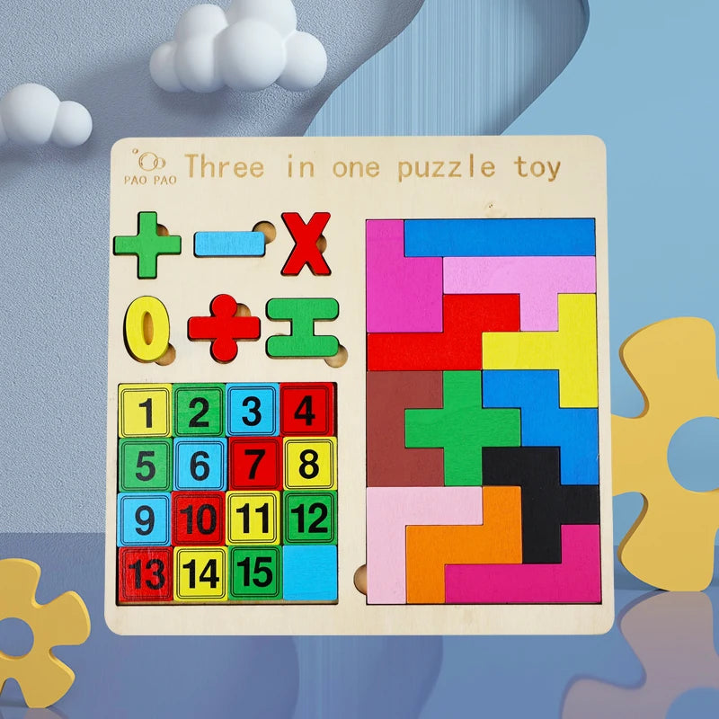 Wooden Puzzle Game for Kids