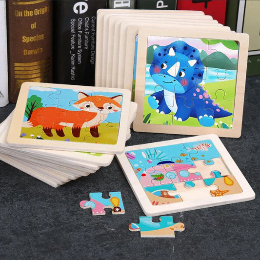 Wooden Dinosaur Jigsaw Puzzle