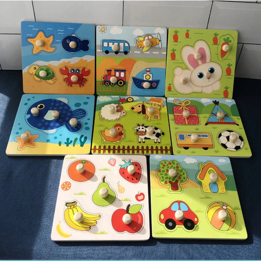 Montessori Wooden Fruit Puzzle