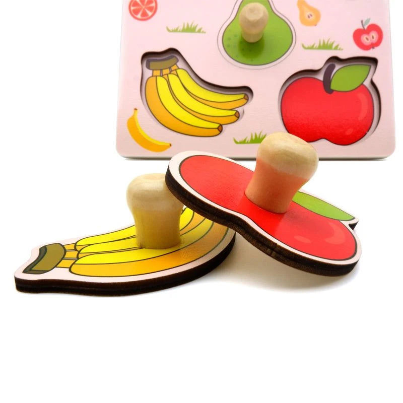 Montessori 3D Wooden Puzzle Toy for Toddlers – Educational & Fun