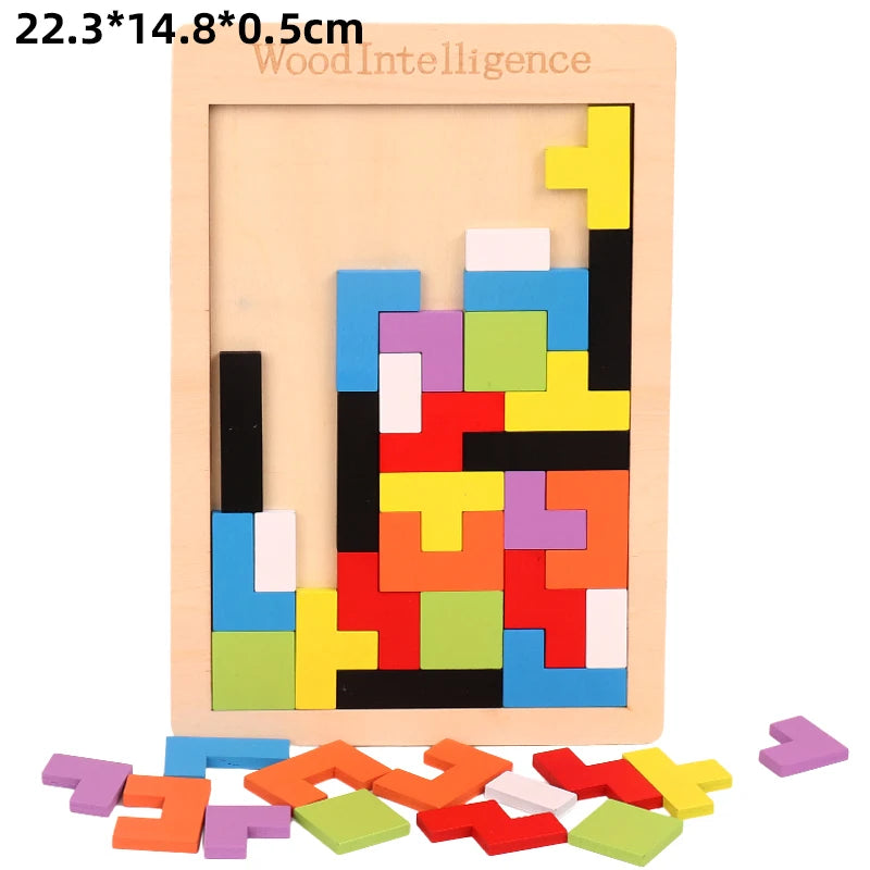 Wooden Puzzle Game for Kids
