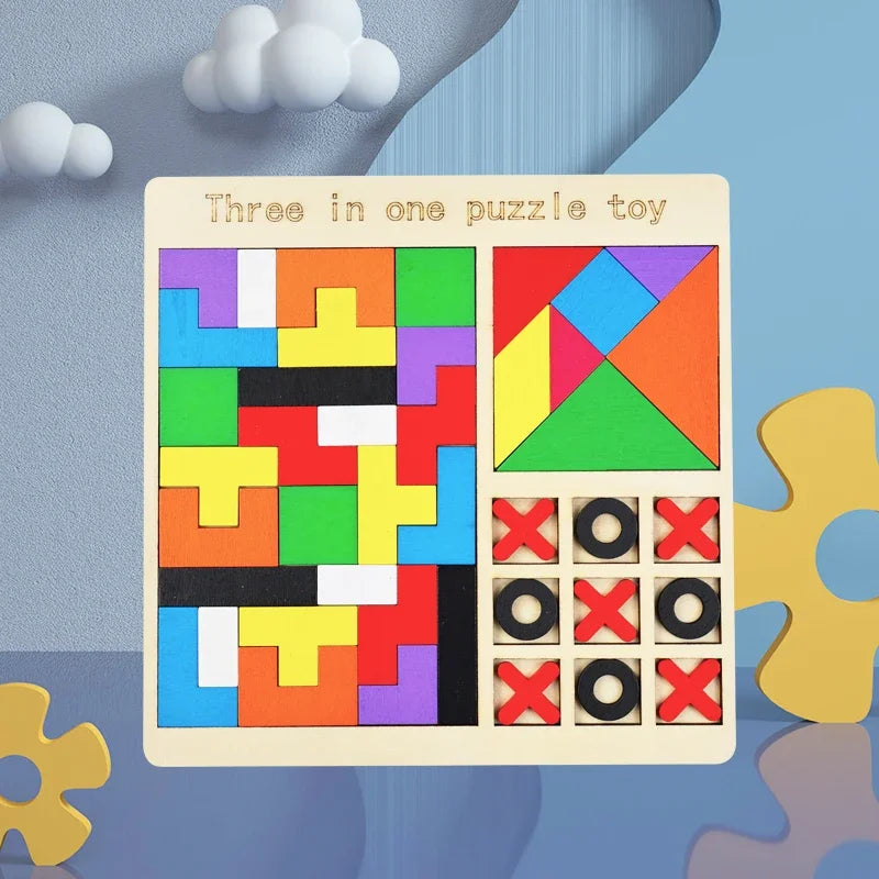 Wooden Puzzle Game for Kids