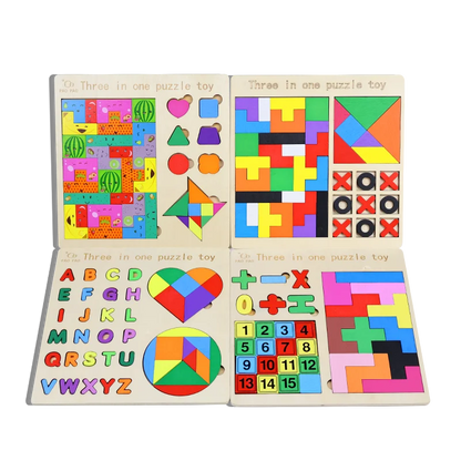 Wooden Puzzle Game for Kids